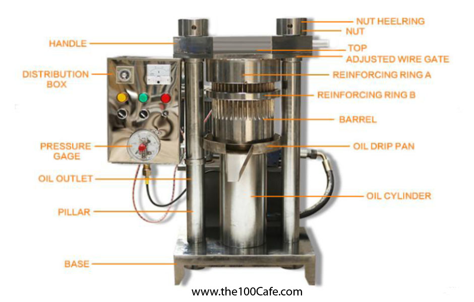Cocoa Butter Press Machine Hydraulic type